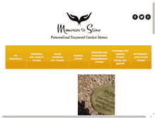 Tablet Screenshot of memoriestostone.com